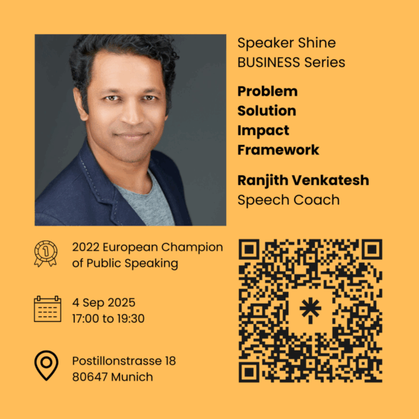 Problem Solution Impact Framework | Speaker Shine BUSINESS Series