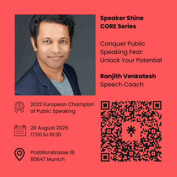 Conquer Public Speaking Fear | Speaker Shine CORE Series